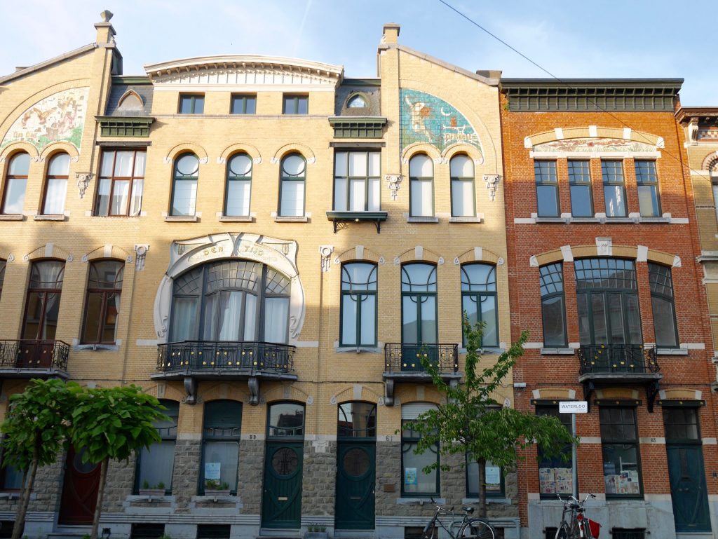 Art Nouveau houses in Antwerp