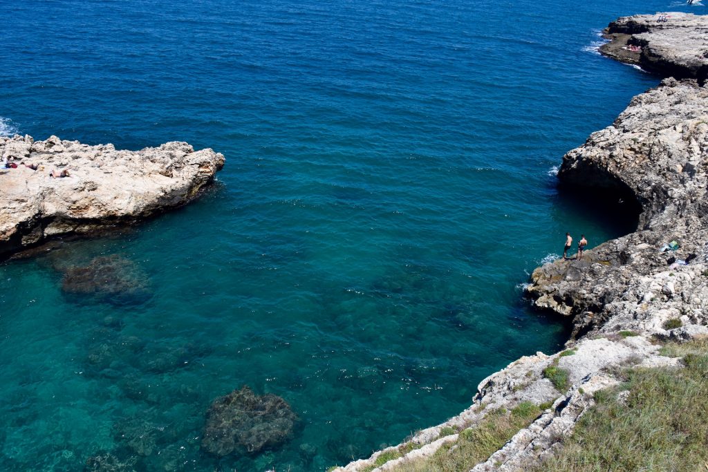 turquoise sea In Puglia