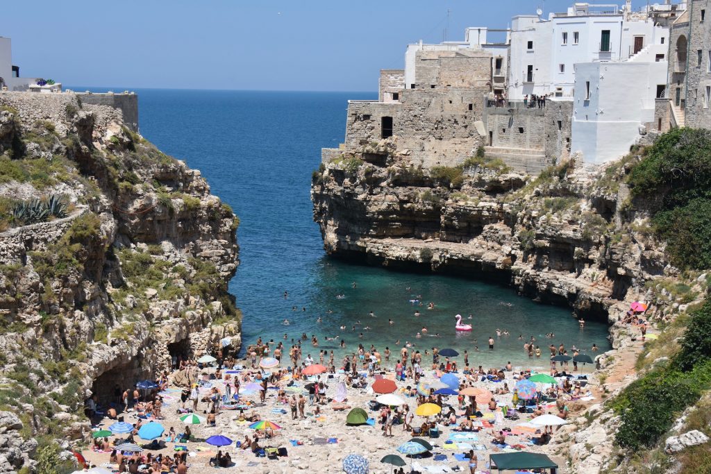 beach in Polignano a mare