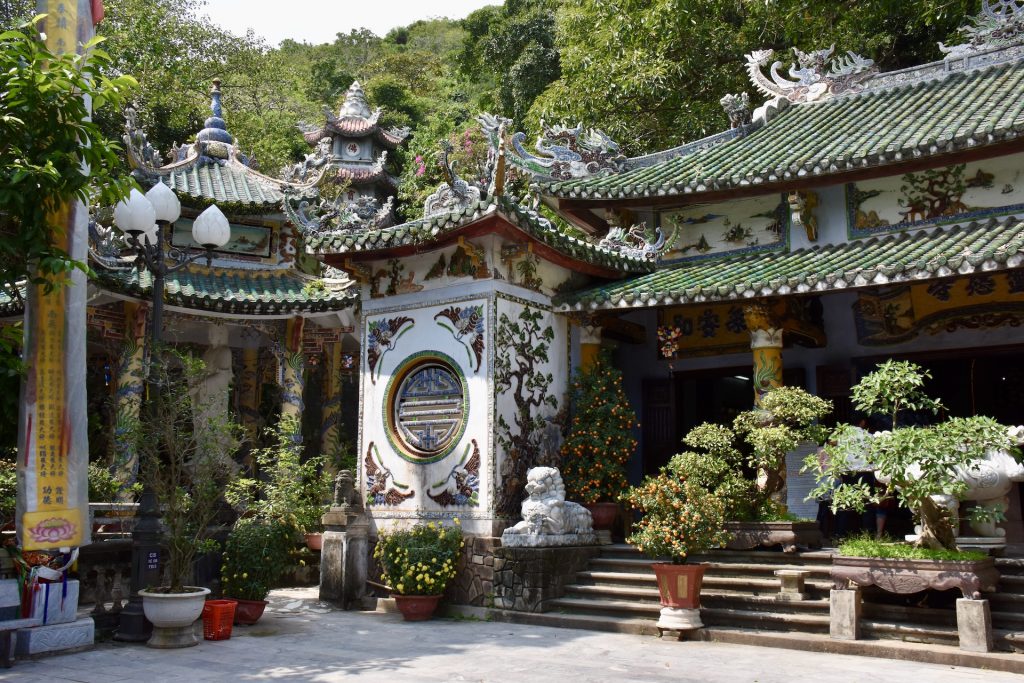 temple in marble mountains Vietnam